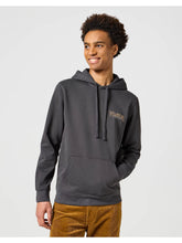 Męska Bluza Z Kapturem Wrangler Hoodie Faded Black 112357336 W6M9014116